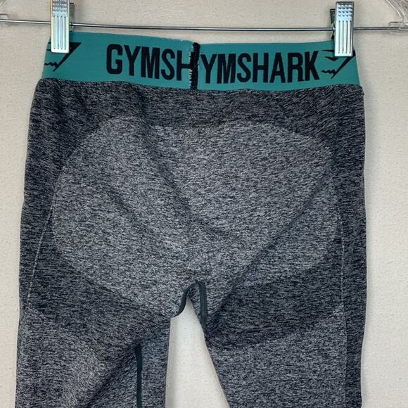Gymshark size small dry leggings gray blue seamless shape athletic heathered wor - Picture 7 of 8